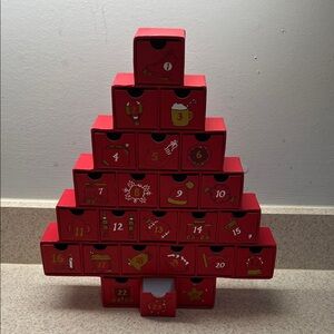 Starbucks Empty 2006  Red Advent Calendar